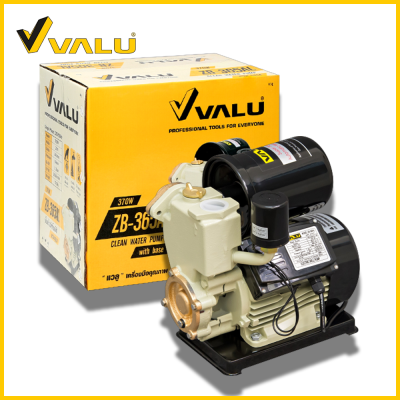 VALU รุ่น ZB-365AL ปั๊มน้ำ ปั๊มน้ำออโต้ ปั๊มน้ำอัตโนมัติ ปั้มน้ำ ปั้มน้ำออโต้ ปั้มน้ำอัตโนมัติ 1 นิ้ว