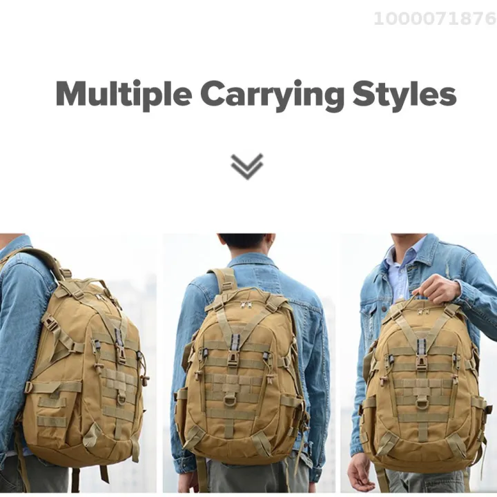 กระเป๋าเป้สะพาย40l-สำหรับผู้ชาย-กระเป๋าเป้ใส่แล็ปท็อปท่องเที่ยวกลางแจ้งเดินป่า