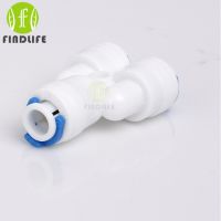 Water Filter Parts 5 PCS Equal Type Y 3/8 " OD Tube Quick Connection Fittings Aquarium RO Reverse Osmosis Water System Y666