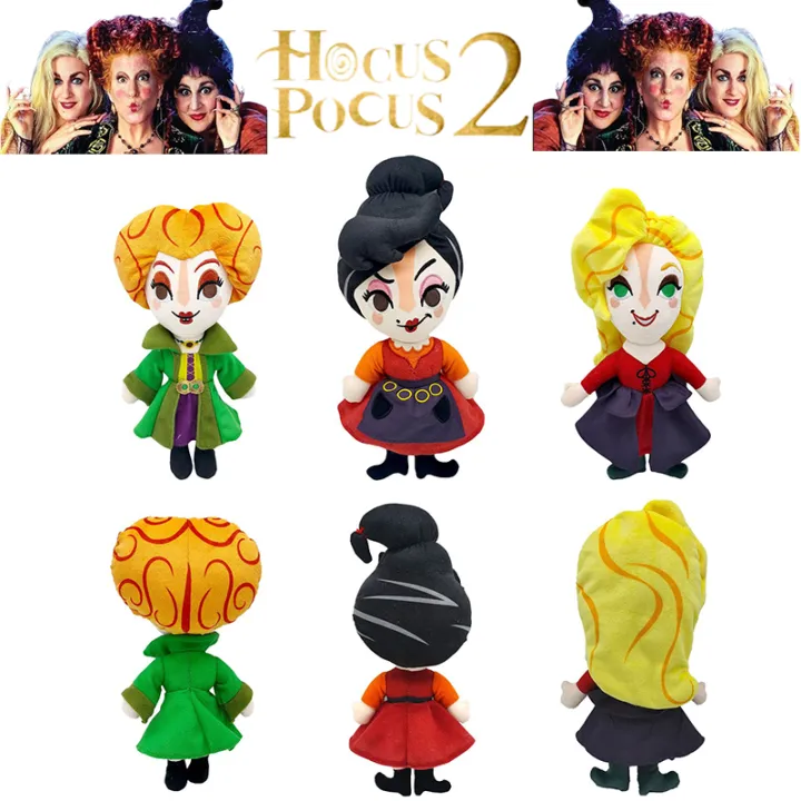 28/33/35cm Hocus Pocus Plush Toy Sanderson Sisters Stuffed Doll Kids ...