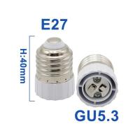 2ชิ้น/ล็อต Gu5.3 Mr11 Mr16 G4ขั้วหลอดไฟแปลง E27 T5 T8 2g1 1ฐานโคมไฟ E40 E14 B22อะแดปเตอร์ซ็อกเก็ตมีแสงปลั๊ก Eu สำหรับสหรัฐ