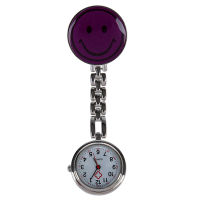 nurse pocket watch,quartz movement,brooch pendant pocket watch purple