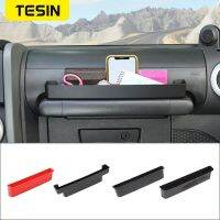 TESIN ABS ที่จับโทรศัพท์มือถือ GPS ที่พักแขนนักบินร่วมจัดระเบียบกล่องเก็บของสำหรับรถจี๊ป JK 2007 2008 2009 2010อุปกรณ์ตกแต่งรถยนต์