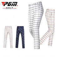 Summer Mens Trousers Golf Pants Waterproof Plaid Pants Male Elastic