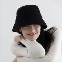 Fisherman Hat Bucket Hat ผู้หญิงผู้ชาย Unisex Sun Hat Women Cap