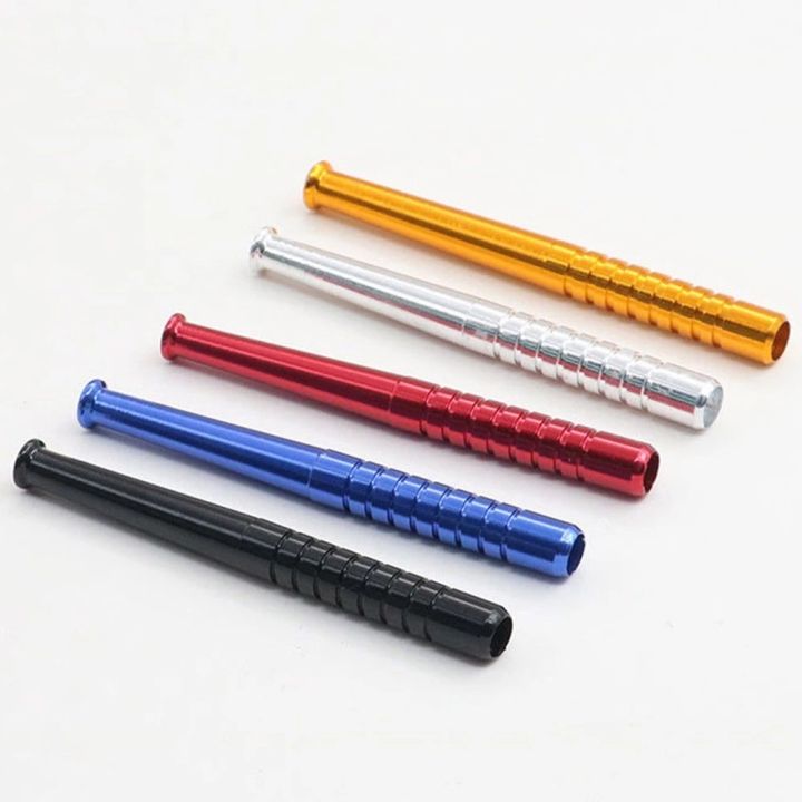 Aluminum Alloy Snuff Straw Sniffer Snorter Nasal Tube Smoking Pipe