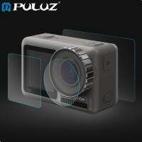 【Sell-Well】 ClickDeals เลนส์ PULUZ + ฟิล์มกระจกเทมเปอร์หน้าจอ LCD หน้าและหลังสำหรับการกระทำฟิล์มกันหน้าจอการเข้าถึงกล้องกีฬา