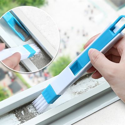 1set! Track Nook Cranny Groove Doors and Windows Cleaning Brush Simple and Quick Keyboard Brosse Slit Cleaning Device Tools