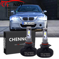 สำหรับ BMW 3-Series (E46),ปี1998-2005 (ไฟหน้า)-2Pc S1 LED ไฟหน้า6000K ชุดหลอดไฟสีขาวเปลี่ยน CG ฮาโลเจน