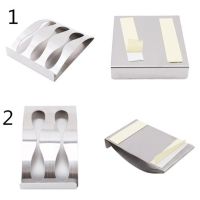 hang qiao shop  Bathroom Stainless Steel Toothbrush Rack Wall Mount Toothbrushes Holder Self-adhesive Toothbrush Stand Holders