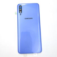 【✆New✆】 diyi45718 ใหม่สำหรับ Samsung Galaxy A70 A50 A30 A505f A705f A305f เคส70หลังกระจกแผงปลอกหุ้มช่องหลังพร้อมกรอบเลนส์กล้อง