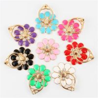 360 Degree Camellia Flower Finger Ring Smartphone Metal Stand Holder Phone Holder Stand For iPhone Xiaomi Huawei All Phone