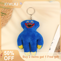 【XTWLKJ】 12cm huggy wuggy ยัดไส้ตุ๊กตาน่ากลัวของเล่นนุ่มสำหรับเด็กของขวัญวันเกิดกระเป๋าเป้สะพายหลังจี้ตกแต่ง