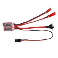 เครื่องควบคุมความเร็วไฟฟ้าแปรง20A พร้อมเบรก3.0V-9.4V ESC สำหรับ SCX24รถถังเครื่องบิน DIY 1/24รถ RC