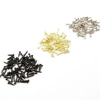 200pcs Golden Silver Antique Brass Bronze Dia=1.2/1.5mm L=6/8/10mm Iron Small Mini Round Head Nail Tack for Jewelry Box Hinge