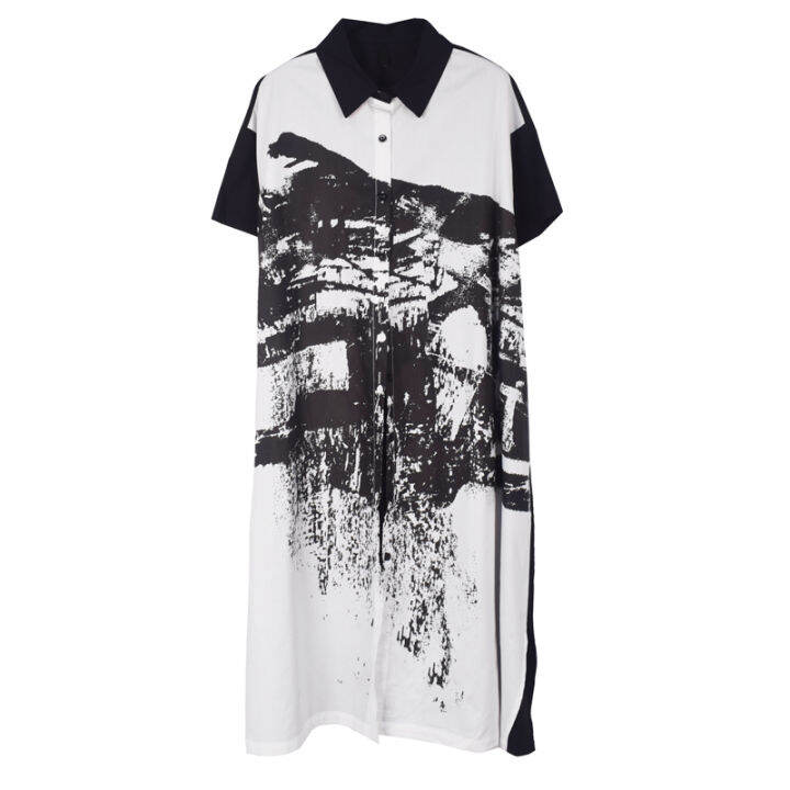 xitao-dress-casual-print-shirt-dress