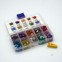 【YF】℗  100PCS SMALL 140PCS MINI Car Fuses 5A 7.5A 10A 15A 20A 25A 30A 35A Amp with Clip Assortment Type Fuse Set T