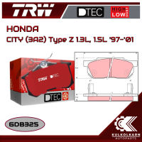 ผ้าเบรคหน้า TRW สำหรับ CITY (3A2) Type Z 1.3L, 1.5L 97-01 (GDB325)