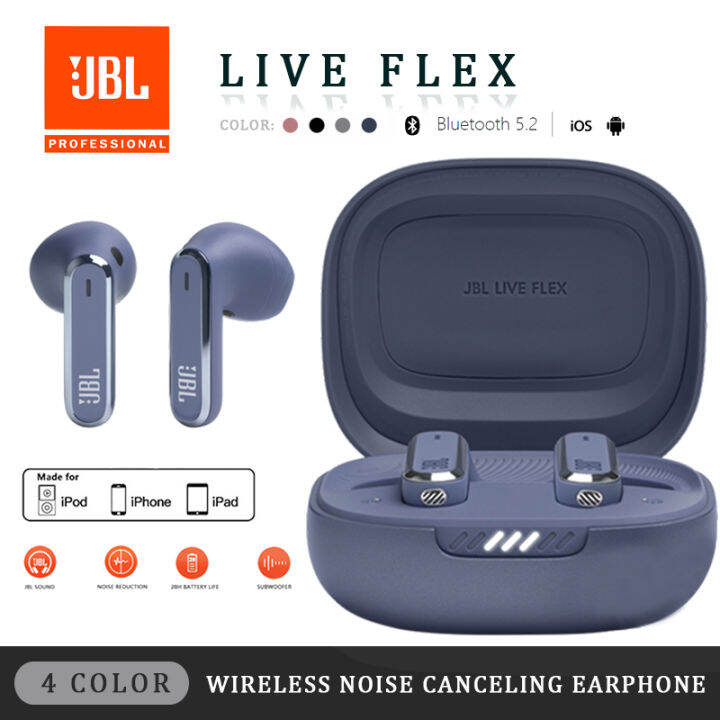 【6 Month Warranty】Original JBL Live Flex Wireless Bluetooth Earphones