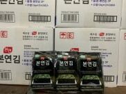 HCM 1 Thùng Rong Biển Bonyeon Seaweed ăn liền hàn quốc24 lốc x 3 gói lốc