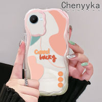 เคส Chenyyka สำหรับ Realme C30 C30s C31 C33 C35 Narzo 50i Narzo Prime Narzo 50A Prime หลากสีน่ารักภาพวาดศิลปะกราฟฟิตีอัพเกรดใหม่หนาซิลิโคนเคสโทรศัพท์โปร่งใสป้องกันการตกขอบเนื้อครีมเคสนิ่ม