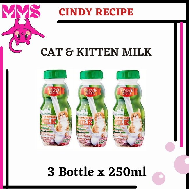 CINDY Recipe Cat & Kitten Milk Lactose Free Susu Kucing Anak