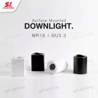 SL LIGHTING โคมไฟดาวน์ไลท์ติดลอย MR16 ทรงกลม ปรับหน้าได้ ขั้วGU5.3 / Surface Mounted Downlight SL-3-OW-560, SL-3-OB-560