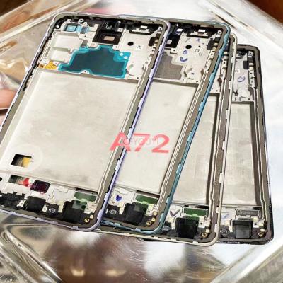 ต้นฉบับใหม่สําหรับ Samsung Galaxy A72 4G A725 A725F ที่อยู่อาศัยกรอบกลาง LCD Bezel Plate Panel Chassis อะไหล่ทดแทน