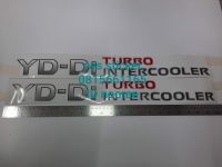 สติ๊กเกอร์แบบดั้งเดิมรถ NISSAN FRONTIERคำว่า YD-Di TURBO INTERCOOLER