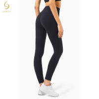 Women Peach Hip Special Wave Design Sportswear Yoga Pants