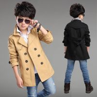 [COD] 2021 cross-border boys windbreaker mid-length childrens new spring and autumn medium big boys Korean style casual