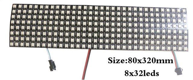 Ws2812b Led Panel Chip Strip Light 8x88x3216x16 Pixels Ws2812 Full Color Led Pixel Panel 