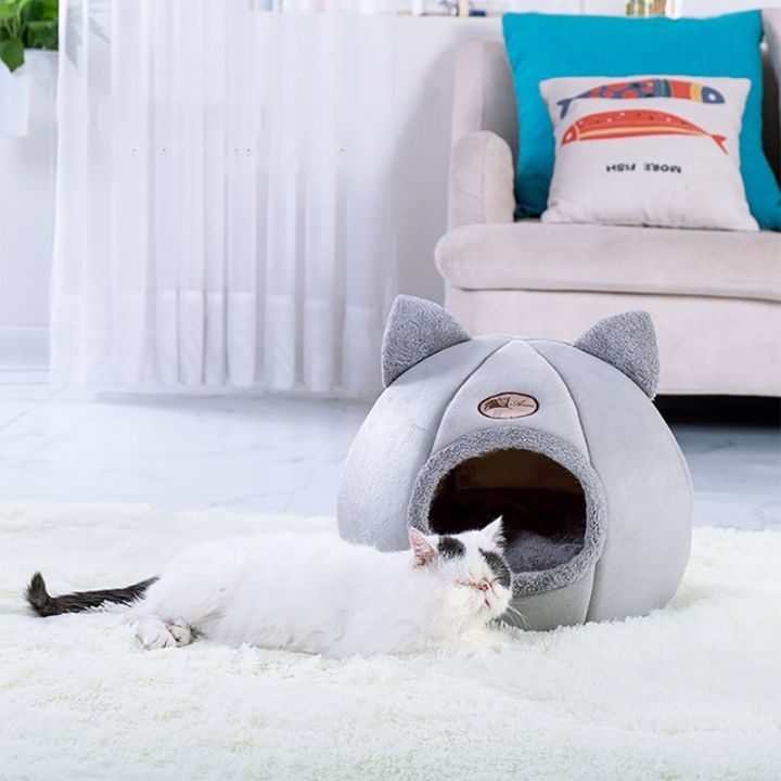 bhq-pet-cod-บ้านแมว-ที่นอนแมว-m-l-xl-cat-house-ที่นอนสัตว์เลี้ยง-กันลื่น-อุปกรณ์สำหรับสุนัขแมว