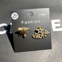 Westwood Vivian AB small bee retro style earrings 925 silver needle earrings South Korea Dongdaemun internet celebrity jewelry 2023 import