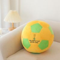 Plush Football Qatar 2022 Toy Stuffed Doll Pillow Decorated Fans Gifts Christmas