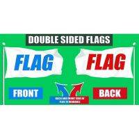 Custom Double Sided Flag 4x7FT Banner Polyester Decoration Sports Party Home Advertising Indoor Outdoor Hanging Vivid Color