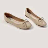 Ms.Choo Flats Mary Taupe/ รองเท้าส้นเตี้ย / รองเท้าบัลเล่ต์ / รองเท้าคัทชู นุ่ม สวมใส่สบาย สีทูป