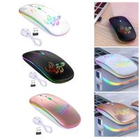 LED Wireless Mouse  Silent Portable Wireless for Office Tablet Laptop Computer PC Basic Mice