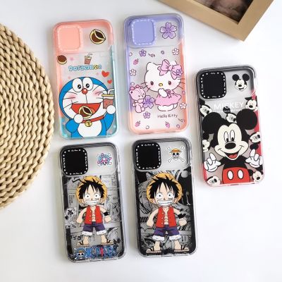 สินค้าพร้อมส่งเคสหลังประกบเลื่อนกล้องลายการตูนสำหรับรุ่น OPPO A95/A94/A54/A15/A15S/A16/A5S/A12/A7