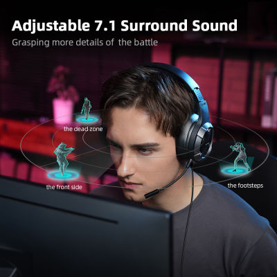 Edifier โดย HECATE G30 II Gaming Headset 7.1เสียงรอบทิศทาง USB หูฟังแบบมีสาย Gamer พร้อมไมโครโฟนสำหรับพีซี PS4 PS5 X