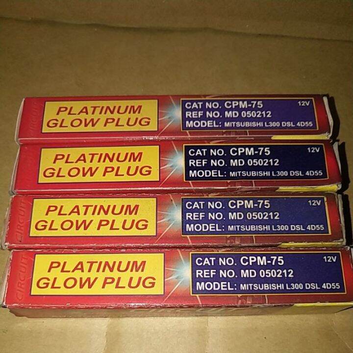 1Pc Heater Plug Glow Plug Mitsubishi L300 4D55 4D56 Lazada PH