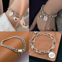 COD DSFDSFEEEE Fashion Star Heart Snake Chain Bracelet Bangle stainless steel Charm Women Jewellery