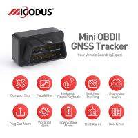 Micodus MV66ตัวติดตาม GPS OBD เครื่องติดตาม GPS ติดตาม GPS ขนาดมินิแบบเรียลไทม์สำหรับอุปกรณ์ติดตามรถสั่นการแจ้งเตือนการเคลื่อนไหว Geofence S01แอปฟรี