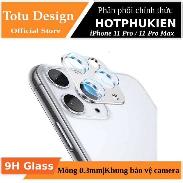 Dán cường lực camera iPhone 11 Pro Max Totu
