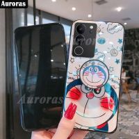 เคส V29E เคสสำหรับ VIVO V29 Pro,ใหม่กรอบตั้งคู่ลายการ์ตูนแมวมีที่ยึดกันกระแทกแบบนิ่มสำหรับ VIVO V29E V29 Pro เคสใส่โทรศัพท์