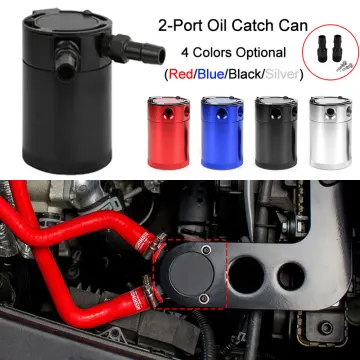 Universal Performance Oil Catch Can 2 Port -10AN Breather 750mL Baffle Tank