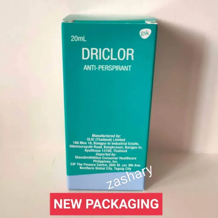 Driclor Topical Antiperspirant Solution 20ml Lazada PH