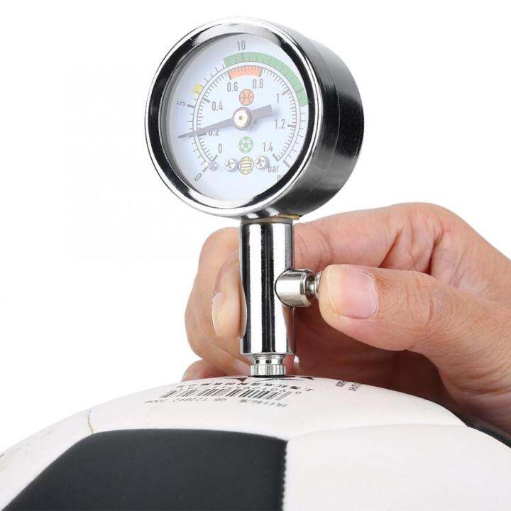 Ball Air Pressure Gauge Mini Multifunction Digital Air Manometer สำหรับ