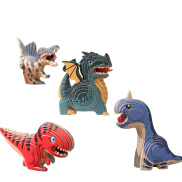 Gửi 1 ngày đồ chơi câu đố khủng long 3D trẻ em lắp ráp tự làm đồ chơi giáo