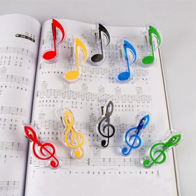 【YF】 1/2/5PCS Musical Book Note Clip Plastic Music Page Treble Accessories